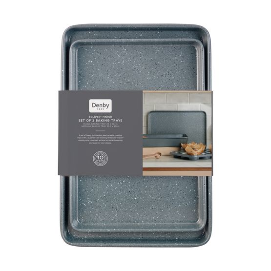 Denby Eclipse Finish Set of 2 Baking Sheets 192014852