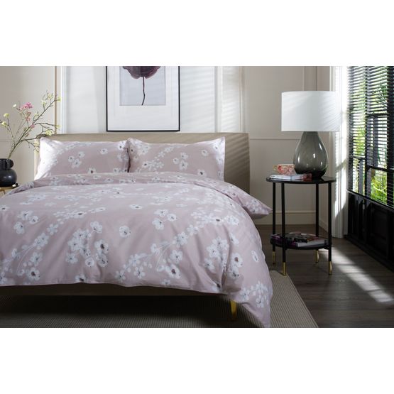 The Lyndon Company Petite Fleure Bedlinen Duvet Cover Set Pink