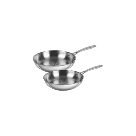 Allround Uncoated Frying Pan Set 24 and 28cm