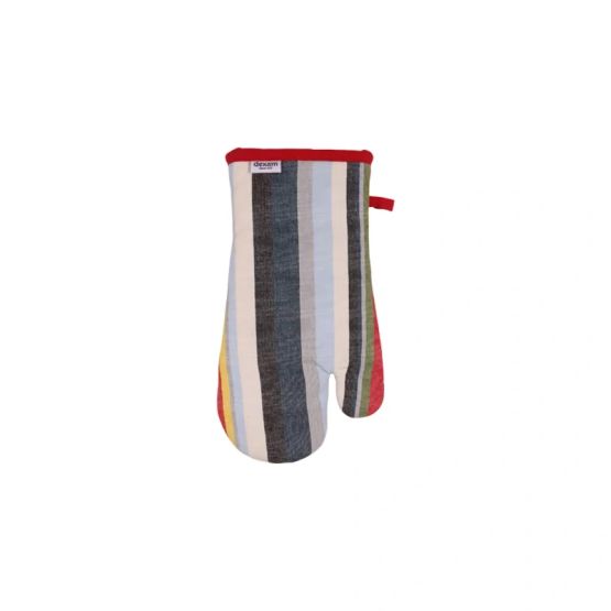 Striped Recycled Cotton Oven Gauntlet 16151234