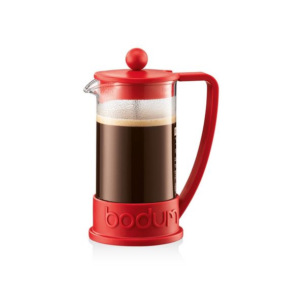 Bodum Brazil French Press Coffee Maker 3cup Red