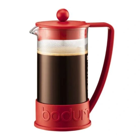 Bodum Brazil French Press Coffee Maker 8cup Red