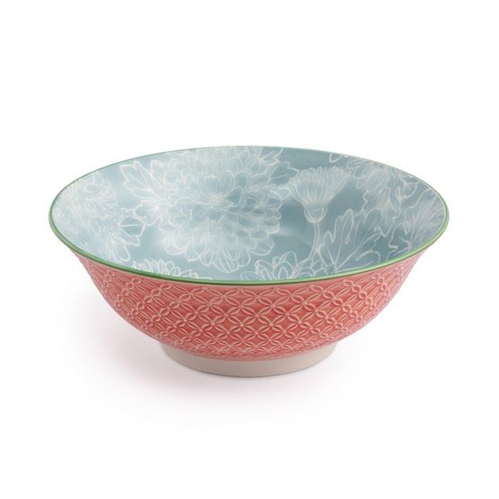 Mikasa Ramen Bowl Grey Floral