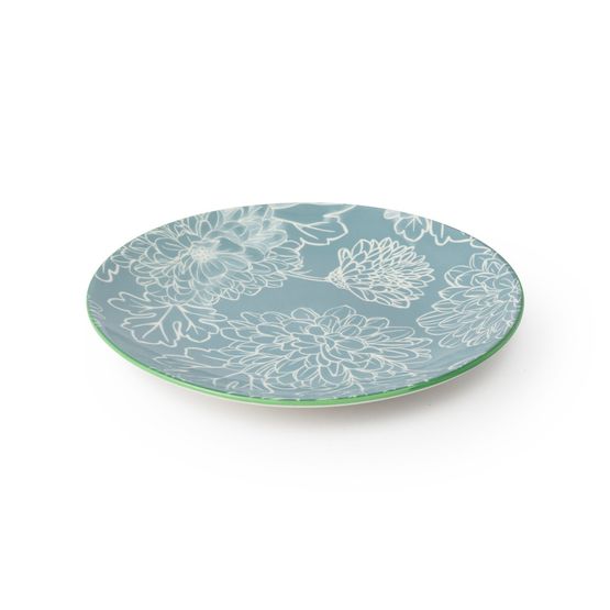 Mikasa Side Plate Grey Floral