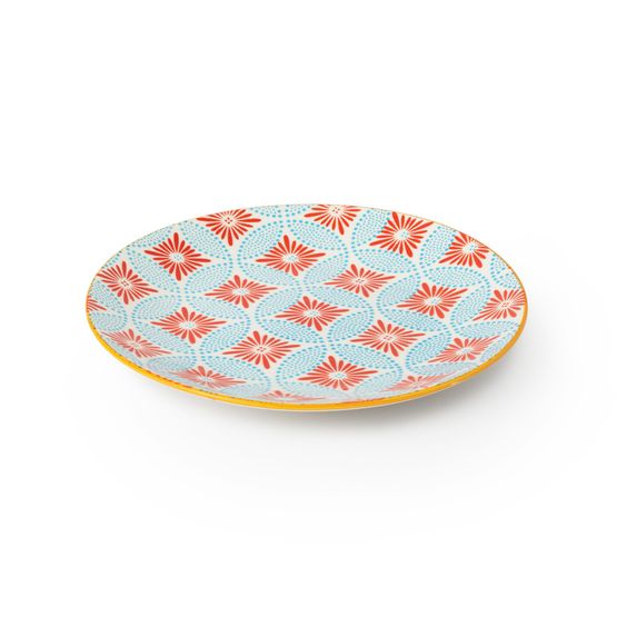 Mikasa Side Plate Blue Mosaic