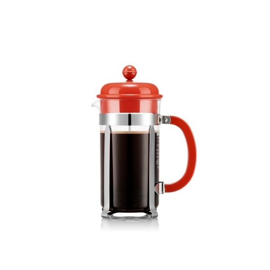 Bodum Java 8 Cup Glass Cafetiere Lava Falls