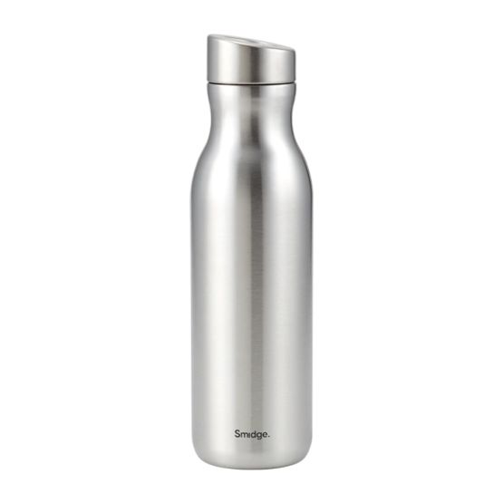 Smidge Stainless Steel Water Bottle in Steel 500ml