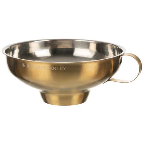The Kitchen Pantry Brass Effect Jam Funnel