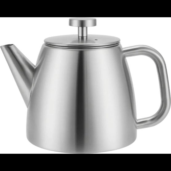 Grunwerg Kelham Double Wall S/S Teapot with Filter 600ml