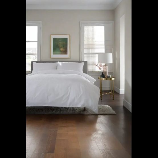 The Lyndon Company Wild Grass Embroidered Cotton Duvet Set