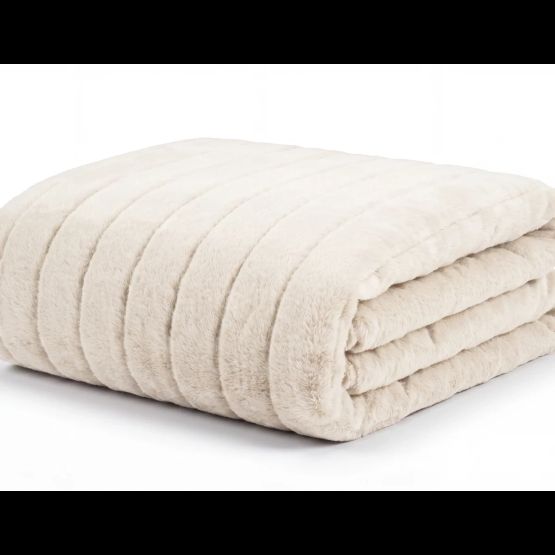 Deyongs Hockley Faux Fur Throw Cream 150x200cm