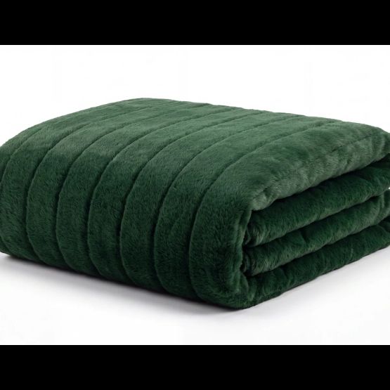 Deyongs Hockley Faux Fur Throw Forest 150x200cm