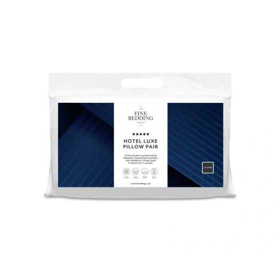 FIne Bedding Pillow Pair Hotel luxe