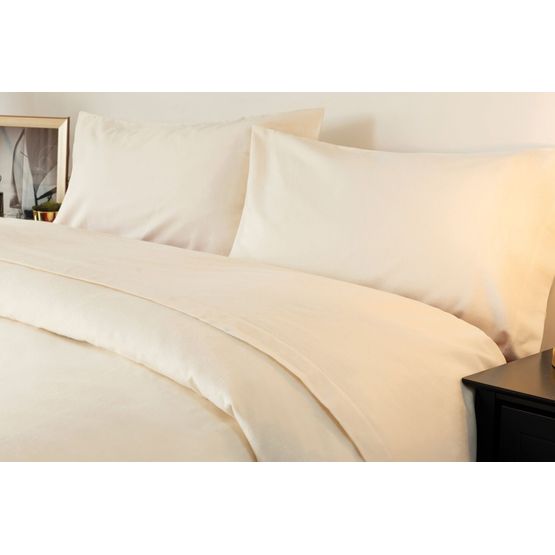 Belledorm Brushed Cotton Fitted Sheets Cream