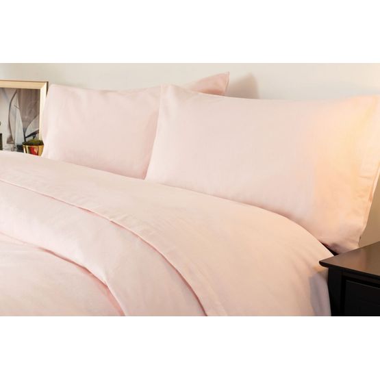 Belledorm Brushed Cotton Fitted Sheets Pink