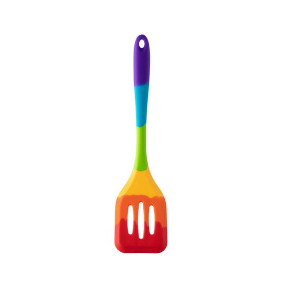 Taylors Eye Witness Silicone Slotted Turner Rainbow