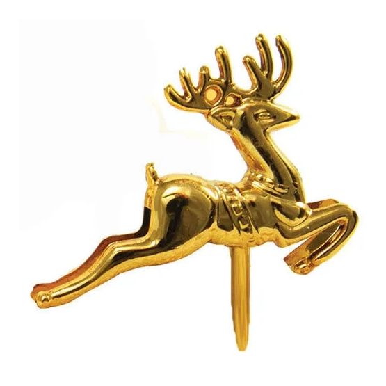 Creative Party Christmas Pick Reindeer Gold F072