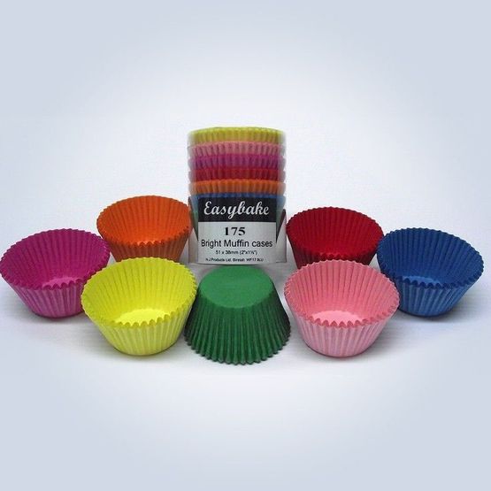 Bright muffin cases (175)