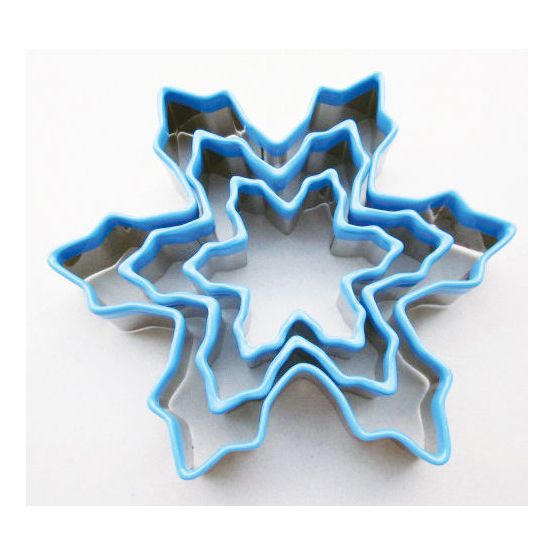 Cookie Cutters Coloured Snowflake (3)