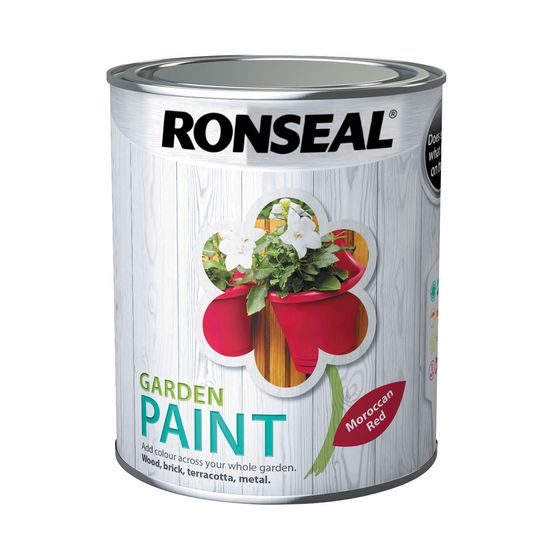 Ronseal Garden Paint Moroccan Red