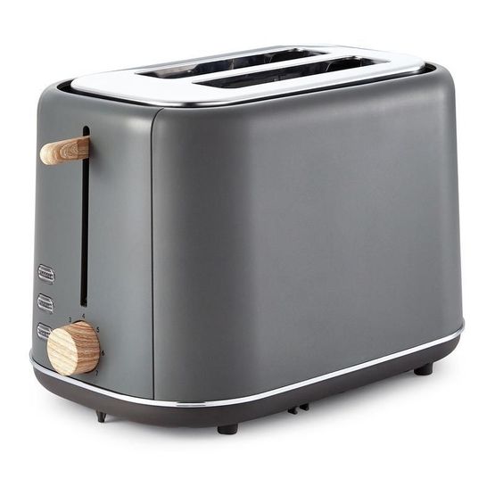 Tower Scandi 2 Slice Toaster Grey T20027G